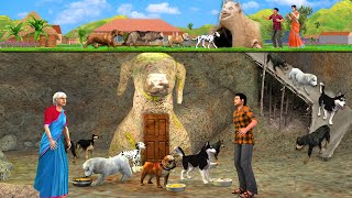 Underground Mud House Dog Rescue Funny Comedy Hindi Kahaniya Stories Comedy Video