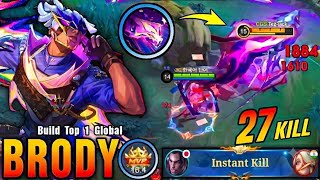 MOONTON THANKS FOR NEW BRODY ONE SHOT BUFFED BUILD!💀🔥 | BRODY BEST SKIN 2026