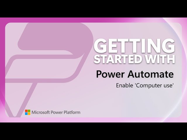 Enable computer use | Power Platform Shorts - YouTube