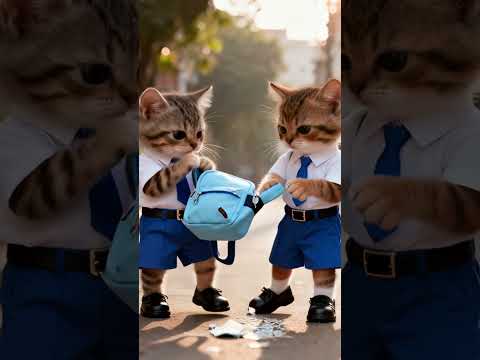 A Small Uniform, A Big Dream #shortvideo #cat
