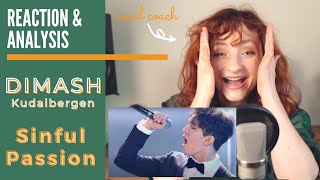 Vocal Coach Reacts to DIMASH Kudaibergen singing "Sinful Passion"(Грешная страсть)-Singing Analysis