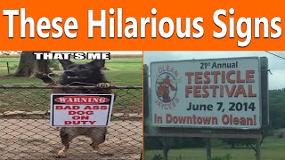 Hilarious Signs Ever Spotted – You’ll Laugh Till It Hurts!  || Daily Joy