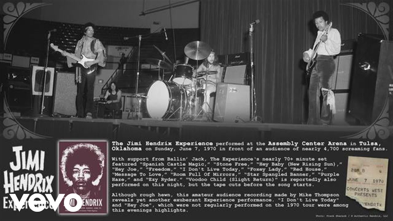 Jimi Hendrix - Spanish Castle Magic (Tulsa, OK 1970) (Audio) - YouTube