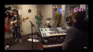 Download Lagu Krystl - Blurred Lines (cover at Giel 3FM, April 2013) with ao  singing bassplayer Phaedra Kwant MP3