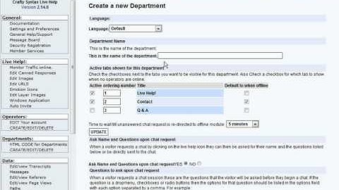 How To Set Up A Live-Help Site
