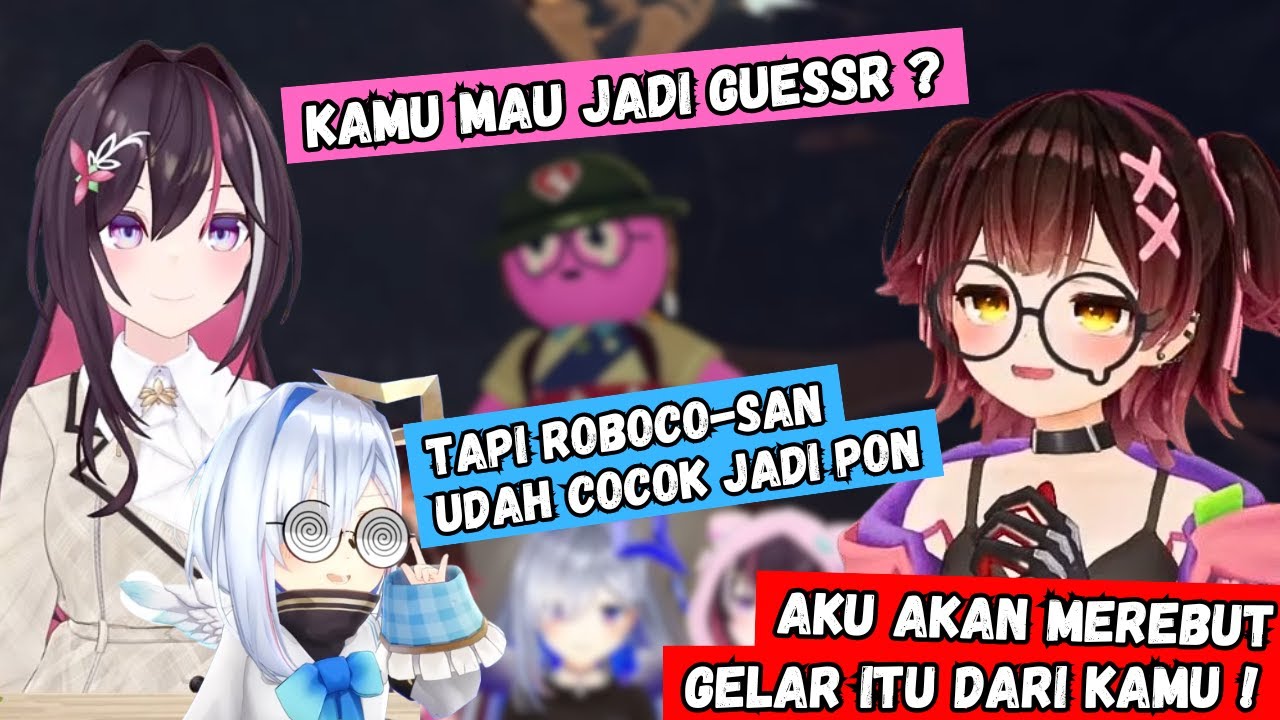 Kelakuan Lucu Roboco Ketika dia Mau Merebut Gelar Guess dari Azki Tapi malah Berakhir dengan PON