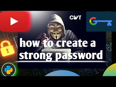 🔴 how to create strong password in python -YouTube