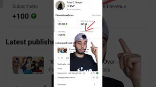"How Much I Make from My Anime YouTube Channel 💸🤑  #anime #YouTubelncome
