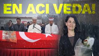 Öğrencisi Tarafından Öldürülen Öğretmen Gözyaşlarıyla Uğurlandı.