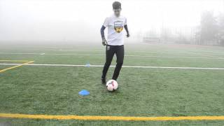 Right foot zig zag- fwd- stepover, right foot step over