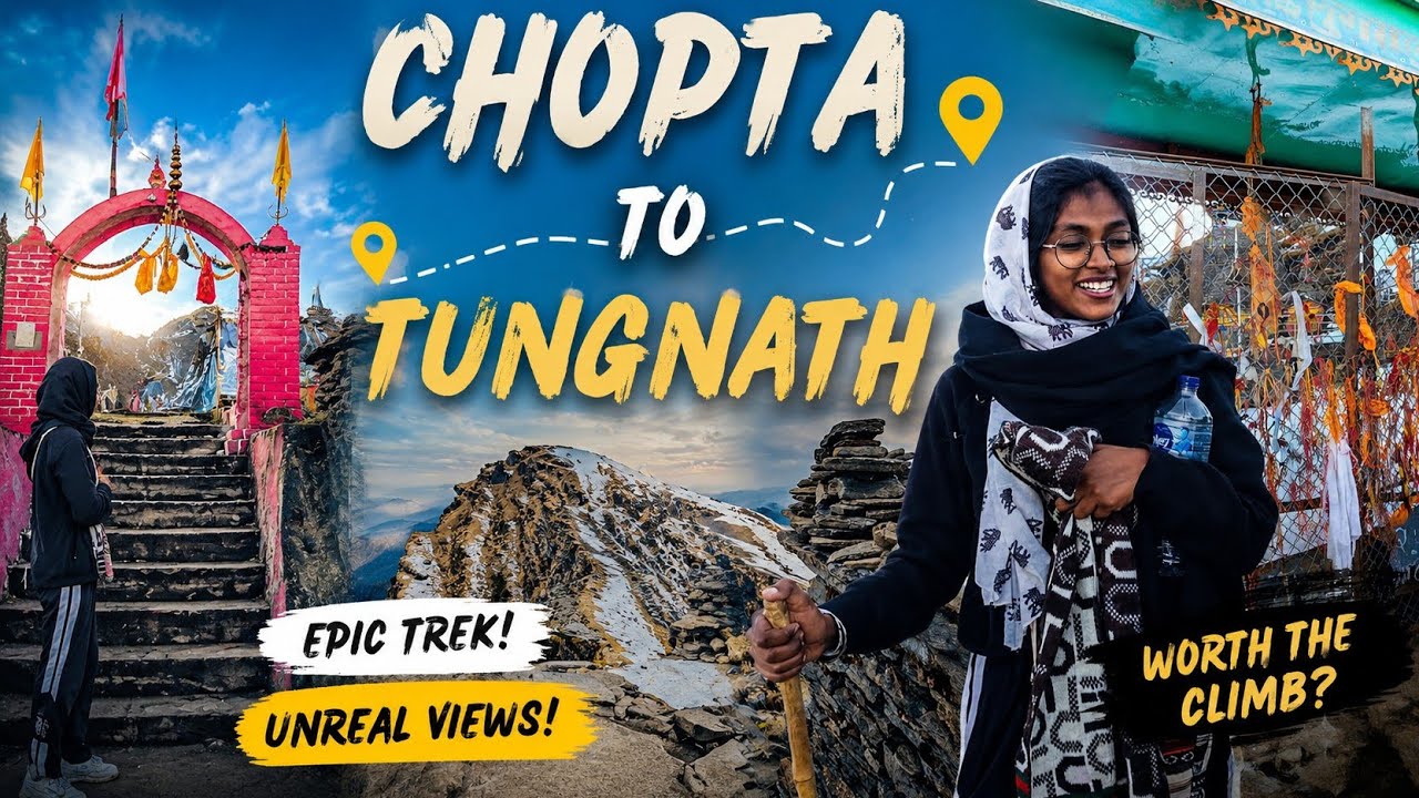 My First Tungnath Trek Experience 😍 | Chopta Travel Vlog 2026 😱| Full Chopta to Tungnath Journey