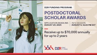 Award Information Session | Postdoctoral Scholar Awards