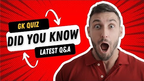 General Knowledge Superlatives Of The World Quiz (part 2) #quiz #gk