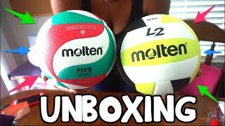 UNBOXING the VOLLEYBALL OF MY DREAMS! ⎮Molten Flistatec