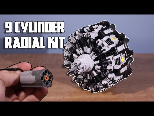 MOC-164609 42 Cylinder Radial Engine – R-2160 Tornado Set 691 Stück für 9 Jahre