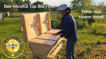 Top Bar Hive Flex-Horizontal from Bee Mindful Set-up and Swarm Install