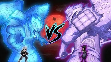DMS Kakashi (New) VS Sasuke Indra V2 in Jump Force Mugen 😱