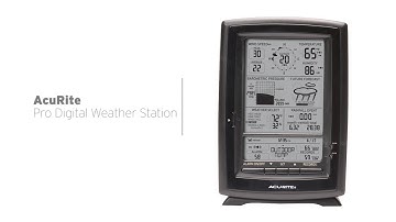 AcuRite Pro Digital Weather Station with Forecast/Temperature/Humidity/Wind/Rain 01010