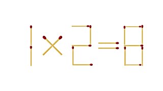 Verschiebe Die 2 Streichhölzer So, Dass Die Gleichheit Korrekt Ist. Streichholzrätsel 14