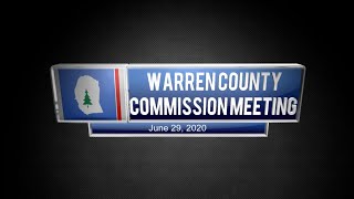 Warren Co. Commission Meeting - June 2020