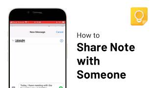 How to Share a Google Keep Note with Someone