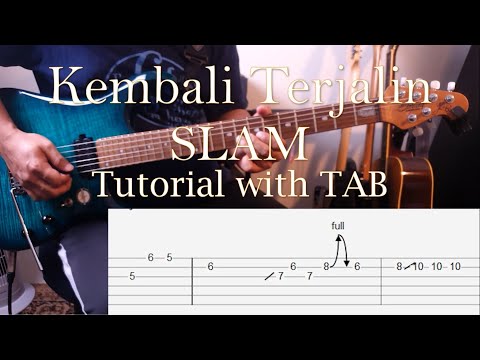 Slam Kembali Terjalin Guitar Intro Solo Tutorial with TAB