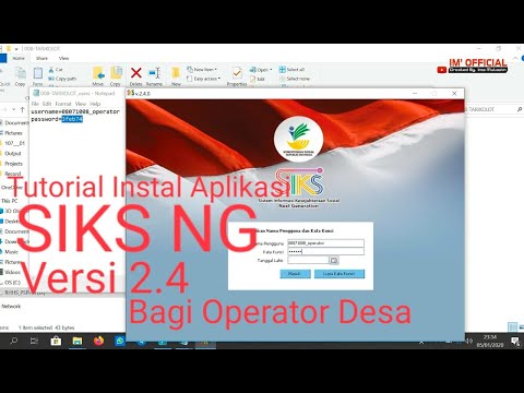 SIKS-NG Versi 2.4 : Cara Instal dan Membuka Aplikasi SIKS-NG 2.4 (Terbaru) untuk Operator Desa