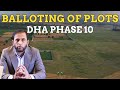 Balloting of plots in phase 10  military estate  real estate paki