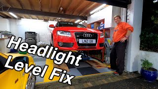 Audi A5 Headlight Level Sensor Arm Fix