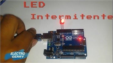 LED INTERMITENTE CON ARDUINO | ElectroGerry