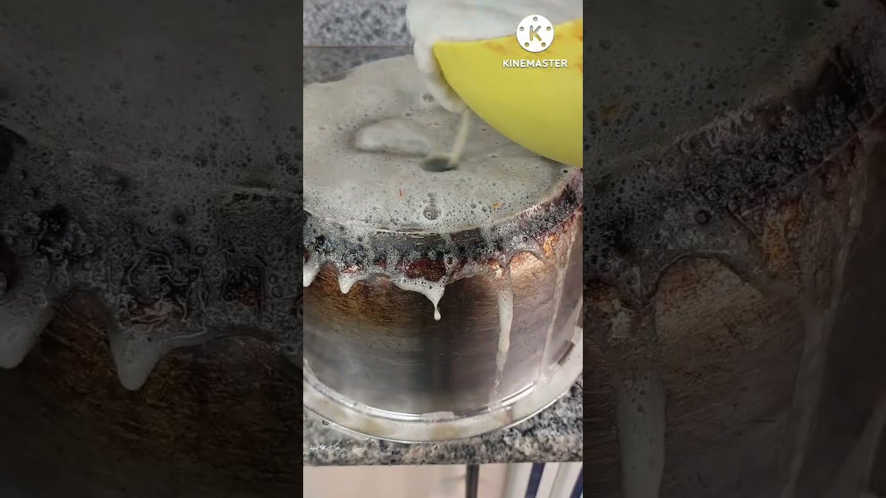 منظف الحروق والدهون السحري‼️هيبقي ايدك ورجلك لبعد العيد😱هينسف حروق البوتاجاز و الحلل ولطاسات والشفاط