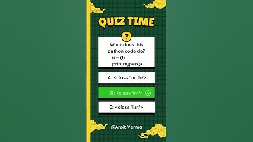 Python Tuple Trick 😵‍💫 | Can You Guess the Type? #Shorts