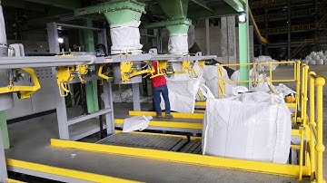 2000kg Copper Zinc Concentrate Bulk Bag Bagging Machine Big Bag Filling Station