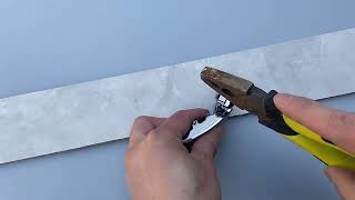 Sliding buckle screw repair