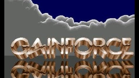 Gainforce Review for the Commodore Amiga by John Gage