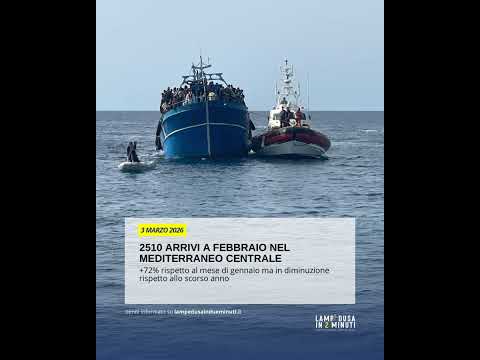 Video In 2510 sono sbarcati sulle coste italiane nel solo mese di febbraio 2026, (dati ufficiali