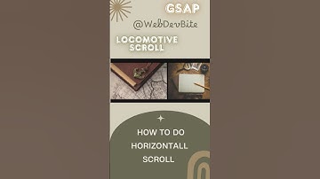 💫 Perfect Horizontal Scroll | GSAP + Locomotive | HTML | CSS | JavaScript   #reels #scroll #gsap