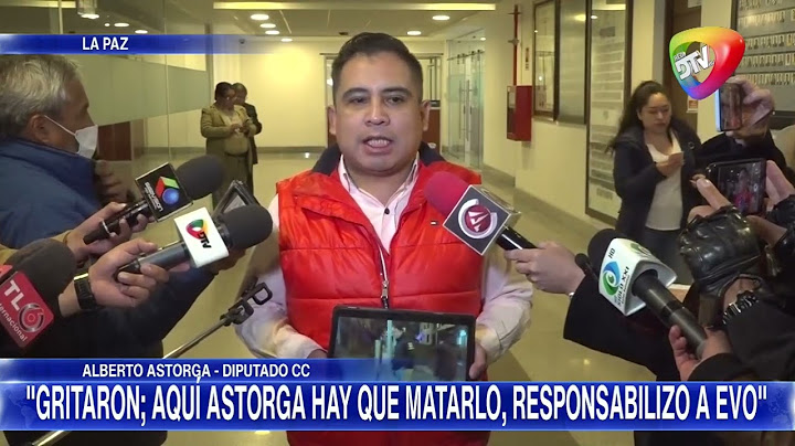 “Evo supporters surrounded me and shouted that I had to be killed”: Astorga accuses Evo, holding ...