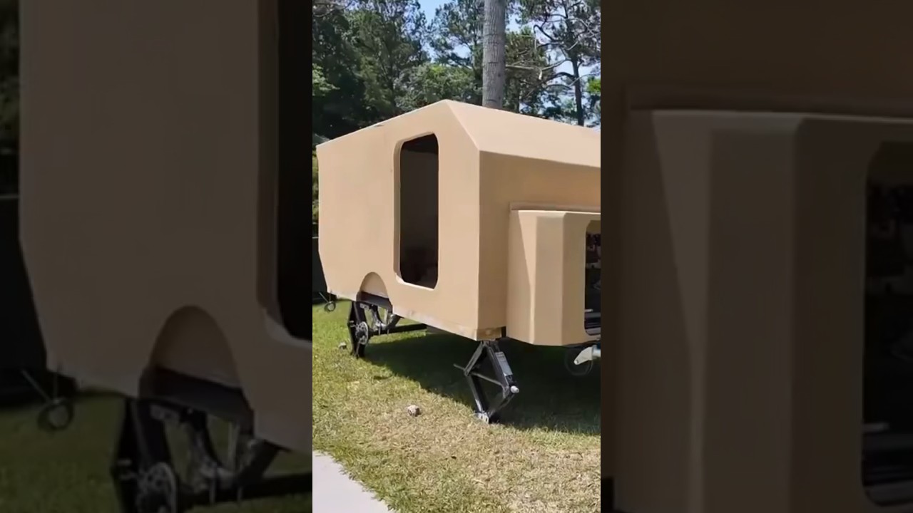 Строительство крошечного домашнего кемпера.￼