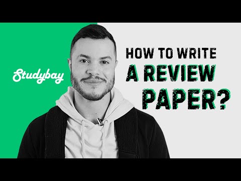 How to Write a Review Paper | Studybay