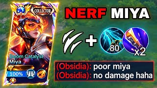 THIS IS HOW YOU DOMINATE META HEROES USING NERF MIYA!! 💀 - MIYA BEST BUILD & EMBLEM 2026!