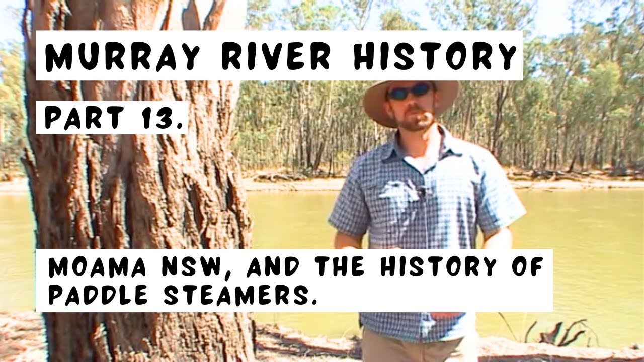 Murray River by Boat. Moama NSW and the history of Paddle Steamers.
