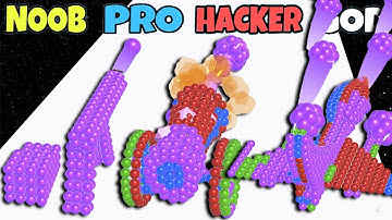 NOOB vs PRO vs HACKER vs GOD in Magnet Balls Run