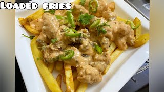 Loaded Fries Recipe | Chicken Loaded Fries With Cheese | Dynamite Fries Recipe By Mahek's Cuisine