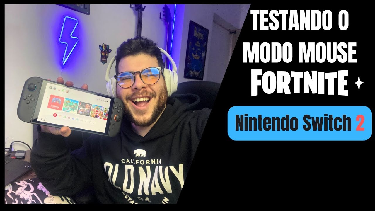Nintendo Switch 2 - Modo mouse no fortnite - YouTube
