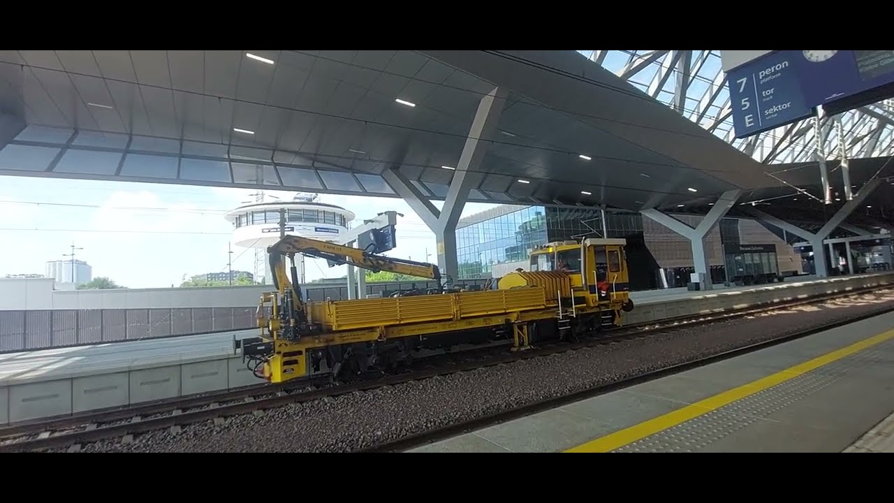 Postój Dreżyny na PKP Warszawa Zachodnia - YouTube