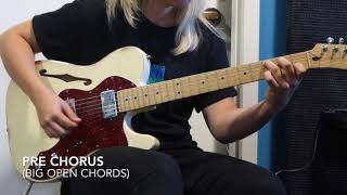 Video thumbnail of "Love Won't Let Me Down Rhythm Guitar Tutorial"