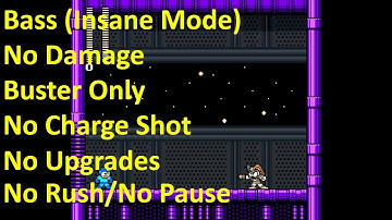 Bass (Insane Mode) - Perfect Run (No Damage, Buster Only) - Mega Man: Super Fighting Robot