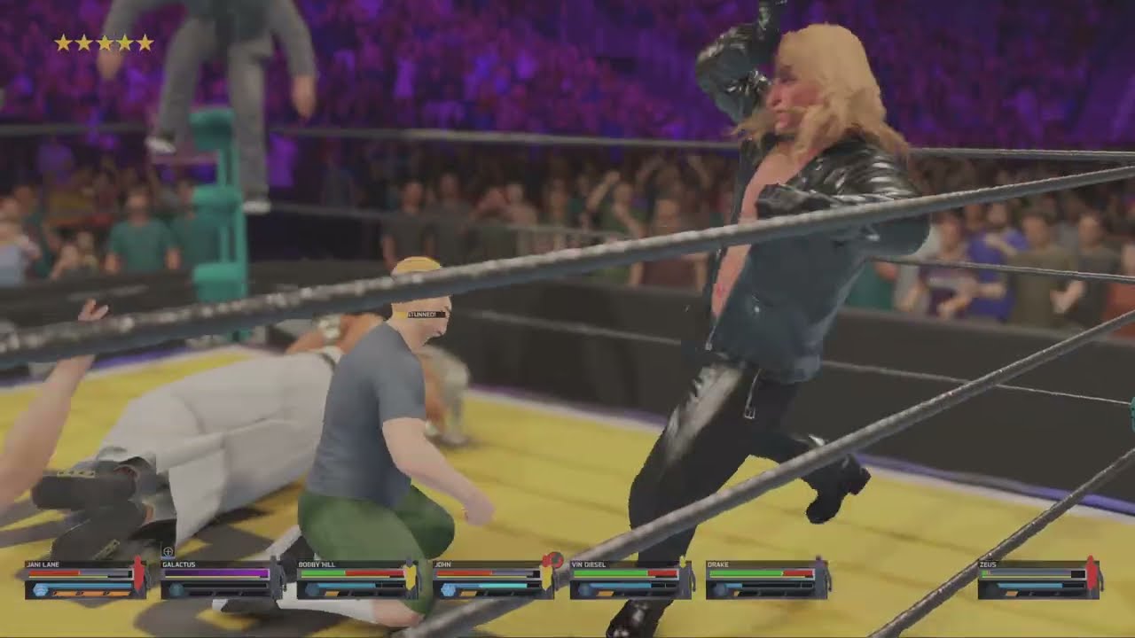 WWE 2K25 Random Created Superstar Royal Rumble part 24