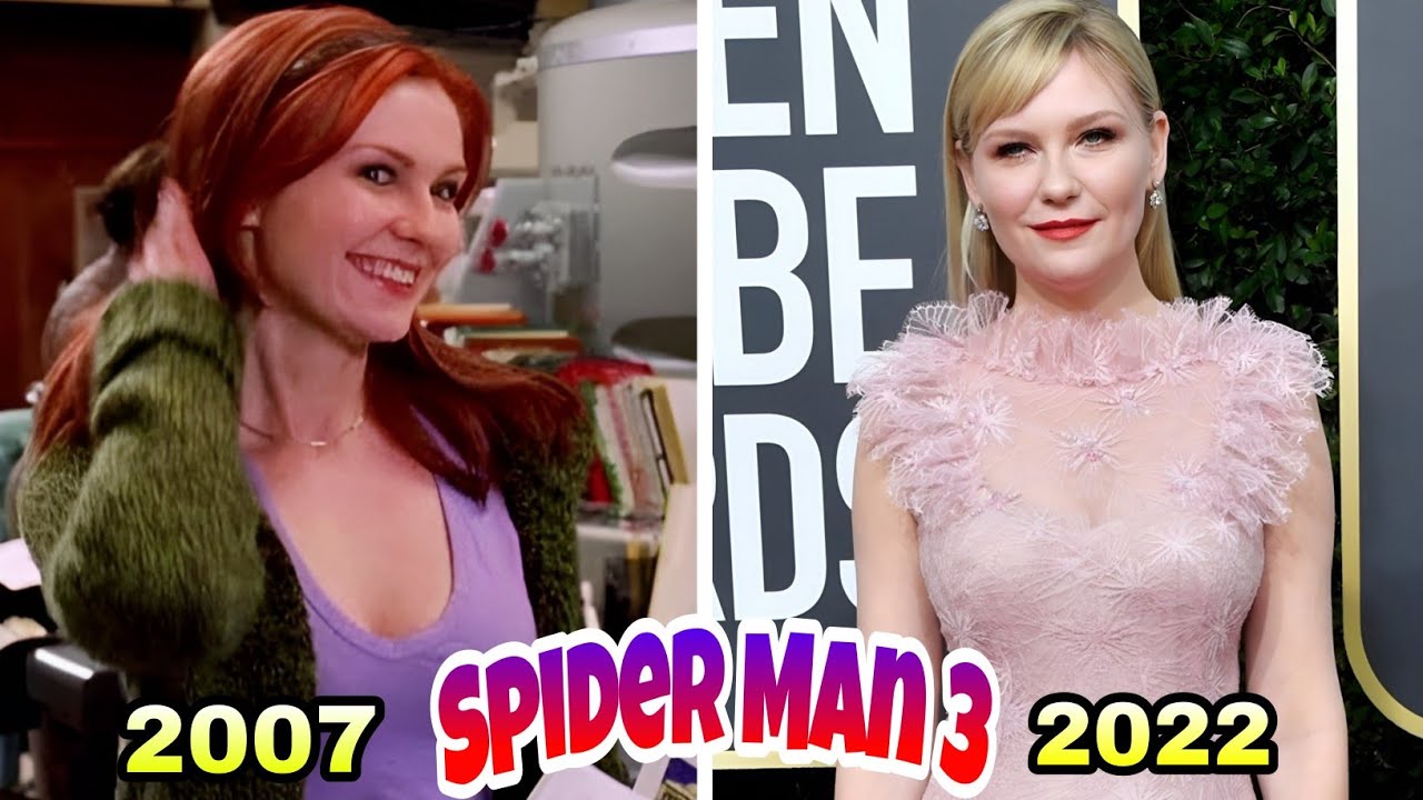 Spider Man 3 | All Cast Then And Now | ( 2007 VS 2022 )